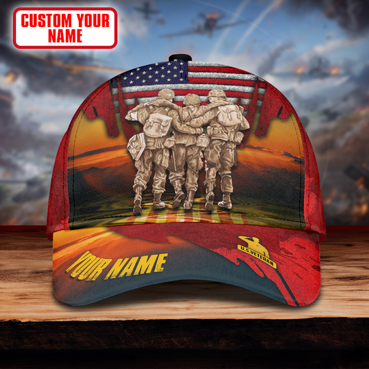 US VETERAN - ALL GAVE SOME SOME GAVE ALL 3D CAP , Gifts for veterans