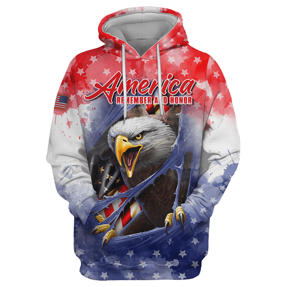 AMERICA REMEMBER AND HONOR - US VETERAN POLO WITH POCKET , Gifts for veterans