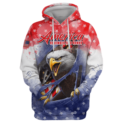 AMERICA REMEMBER AND HONOR - US VETERAN POLO WITH POCKET , Gifts for veterans