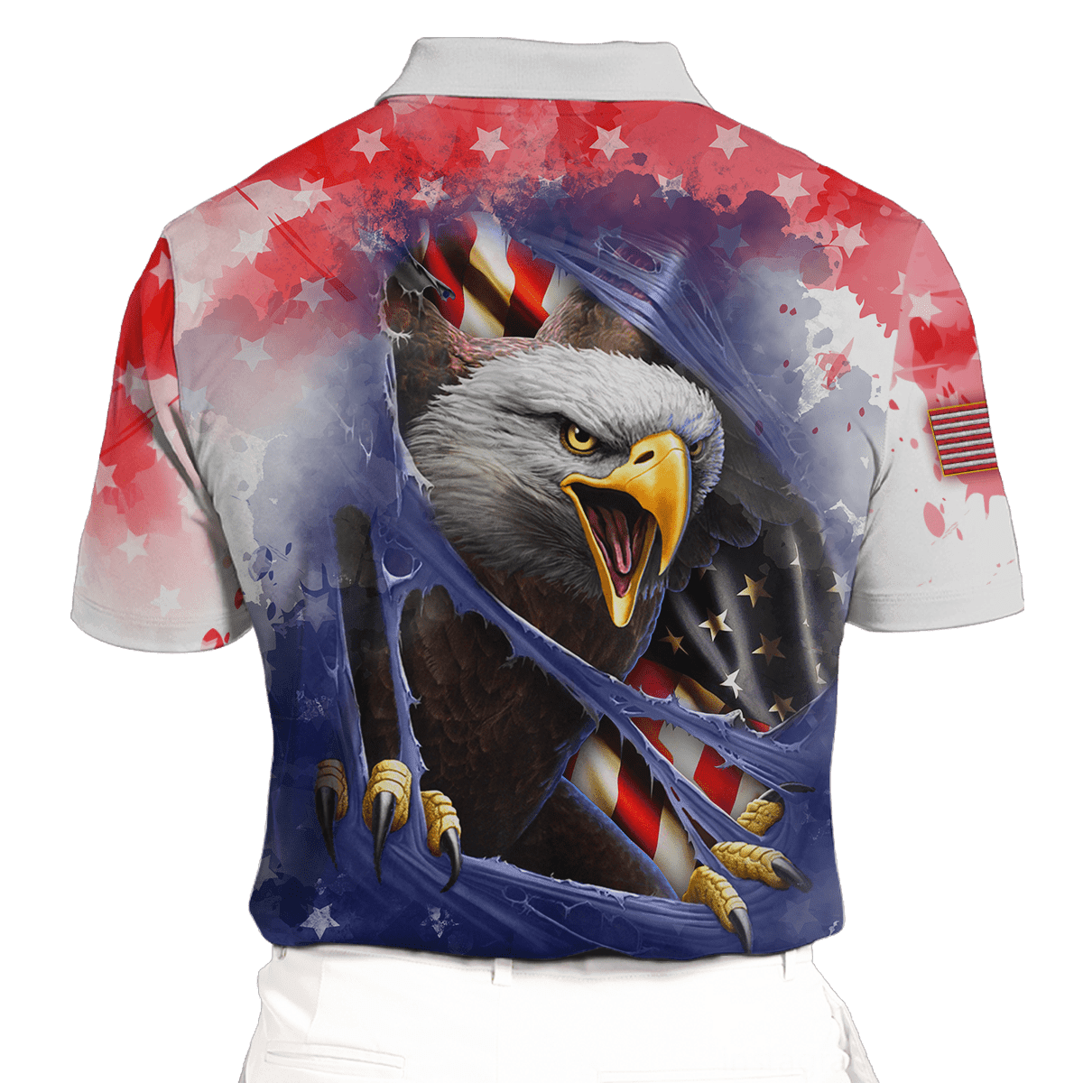 AMERICA REMEMBER AND HONOR - US VETERAN POLO WITH POCKET , Gifts for veterans