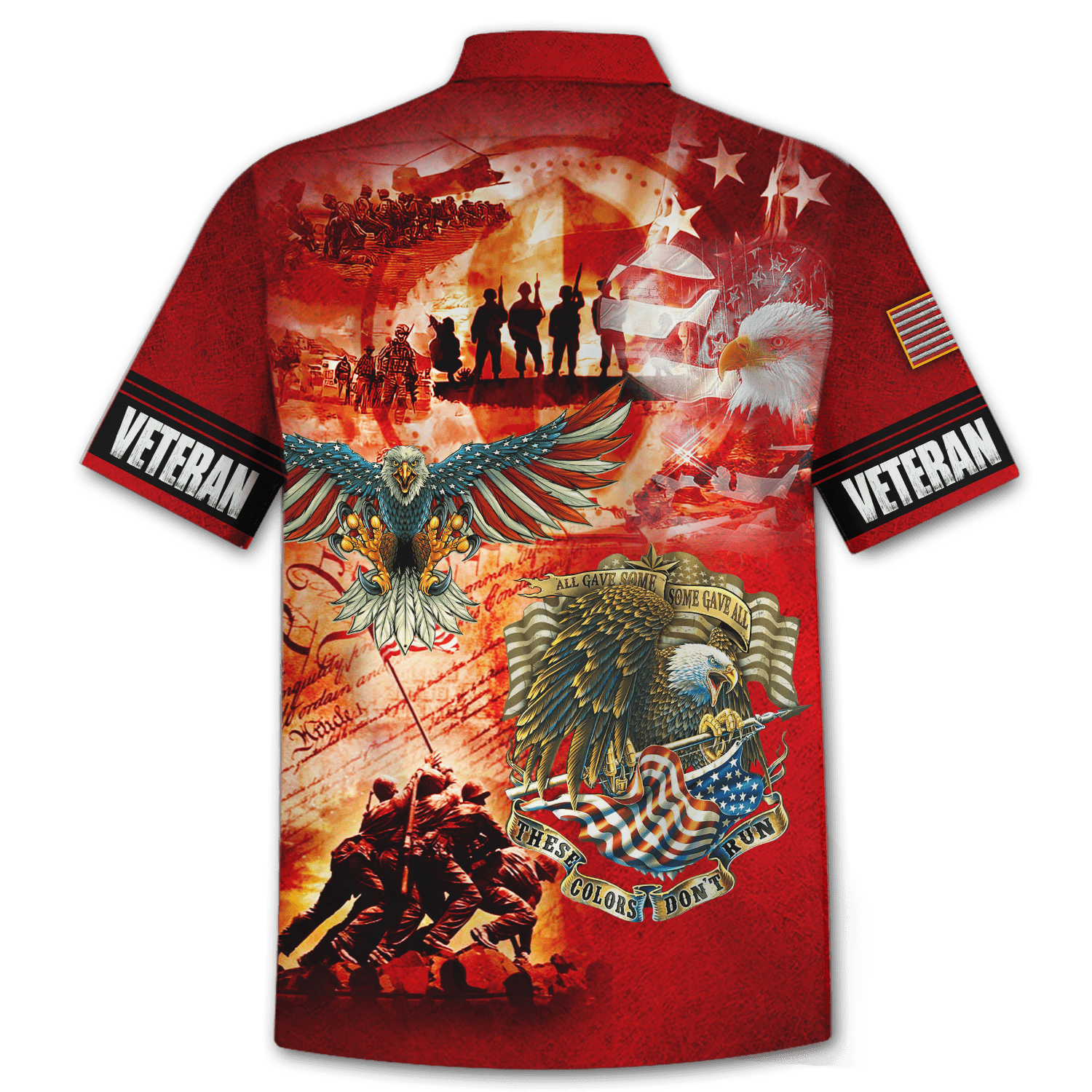 ALL GAVE SOME SOME GAVE ALL - US VETERAN POLO WITH POCKET , Gifts for veterans