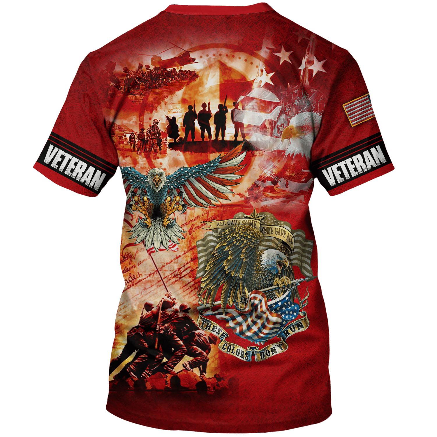 ALL GAVE SOME SOME GAVE ALL - US VETERAN POLO WITH POCKET , Gifts for veterans