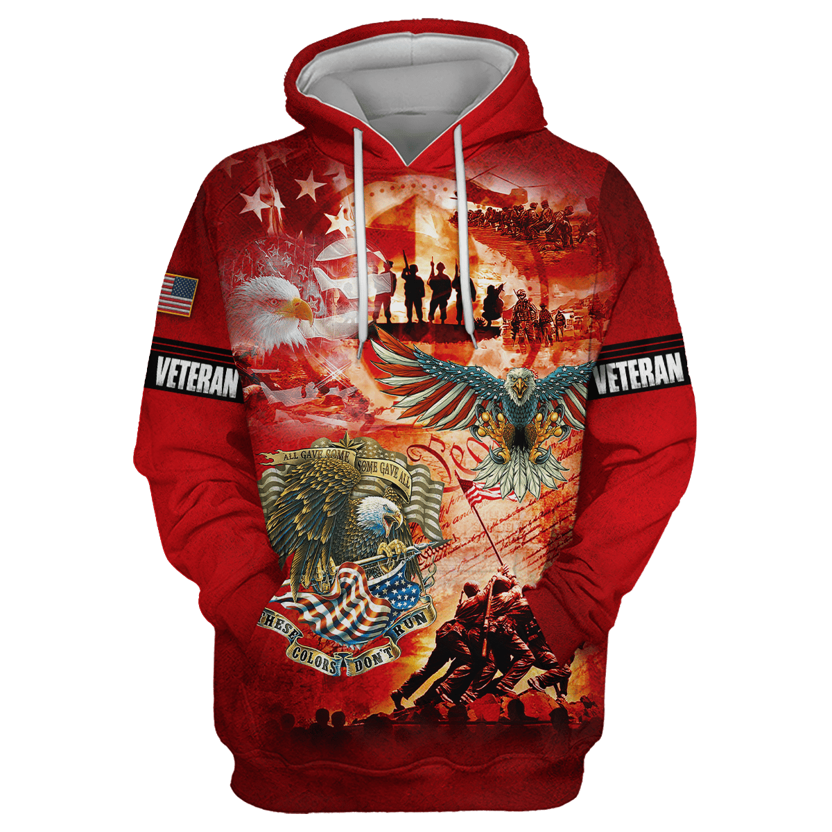 ALL GAVE SOME SOME GAVE ALL - US VETERAN POLO WITH POCKET , Gifts for veterans