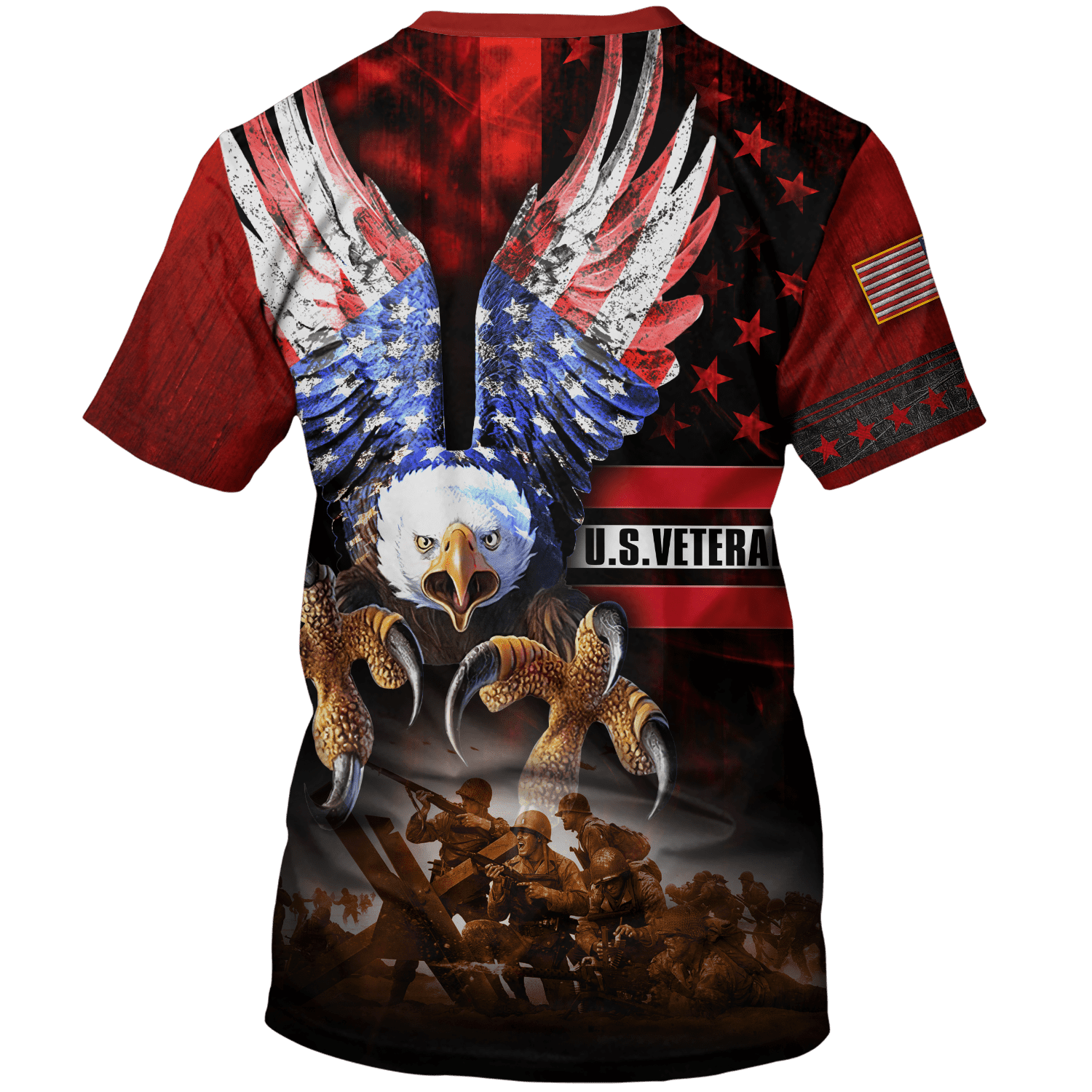 HONOR THE FALLEN - US VETERAN POLO WITH POCKET , Gifts for veterans