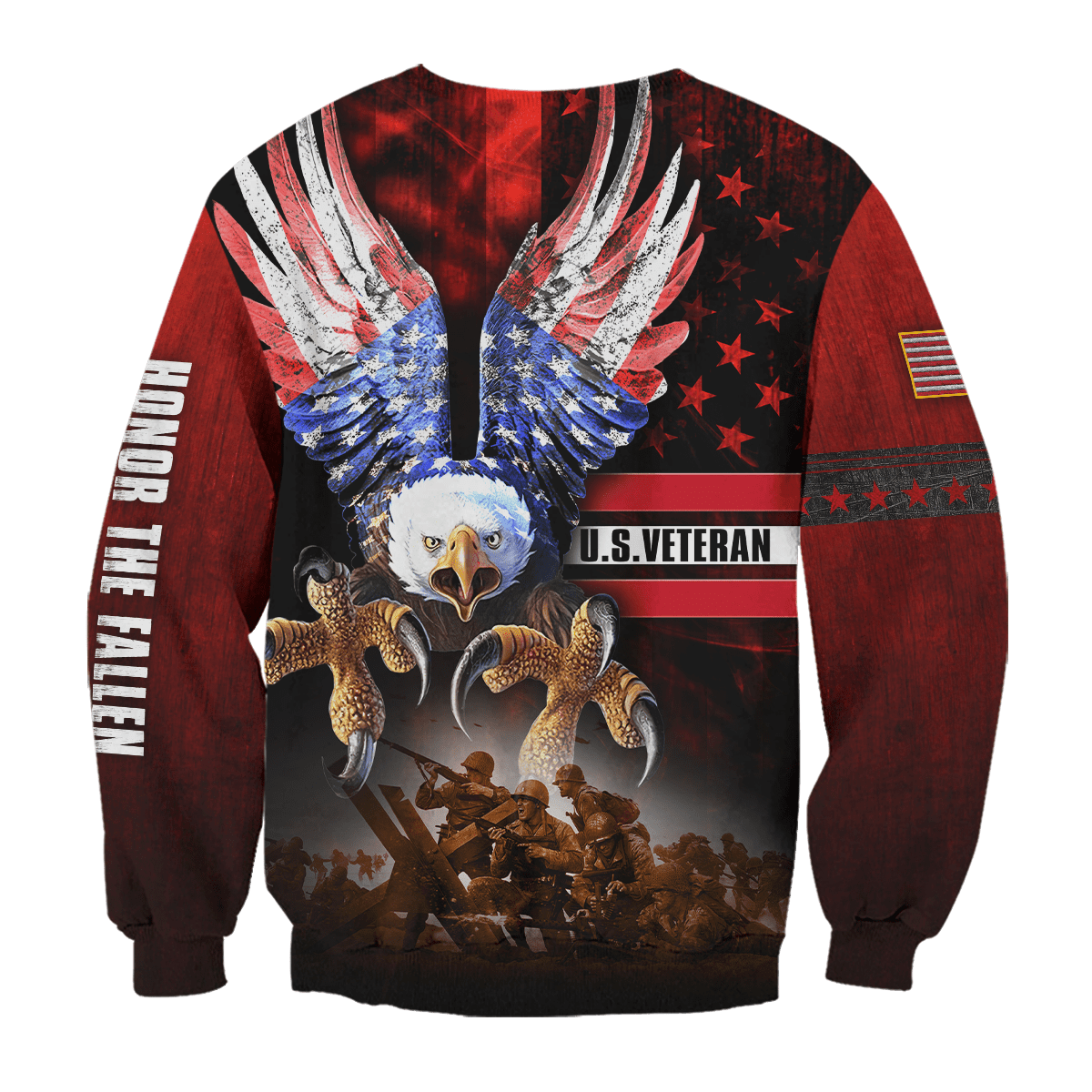 HONOR THE FALLEN - US VETERAN POLO WITH POCKET , Gifts for veterans