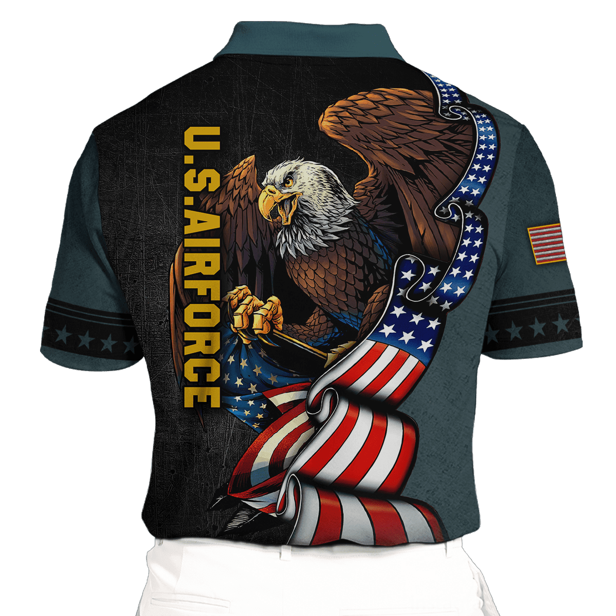 ALL GAVE SOME SOME GAVE ALL - US AIR FORCE POLO WITH POCKET , Gifts for veterans