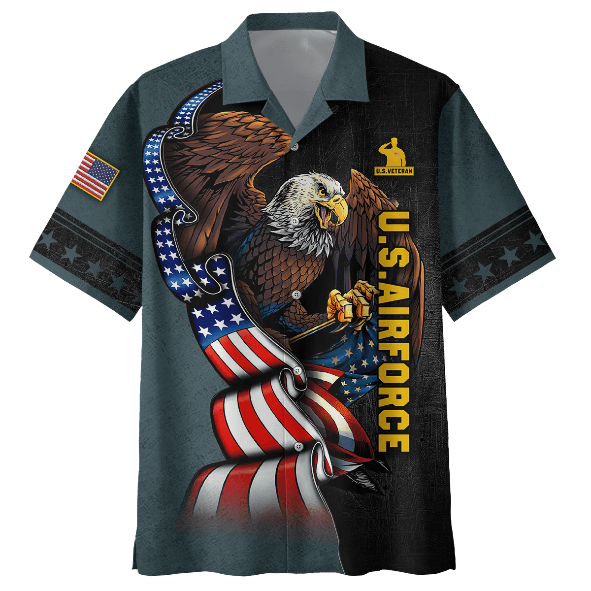 ALL GAVE SOME SOME GAVE ALL - US AIR FORCE POLO WITH POCKET , Gifts for veterans