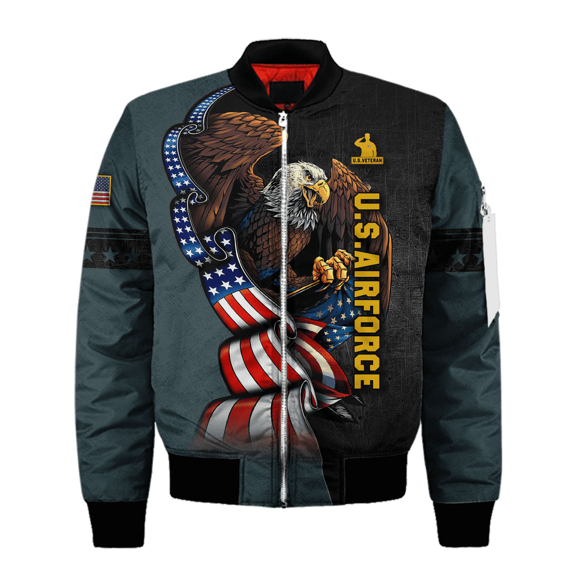 ALL GAVE SOME SOME GAVE ALL - US AIR FORCE POLO WITH POCKET , Gifts for veterans