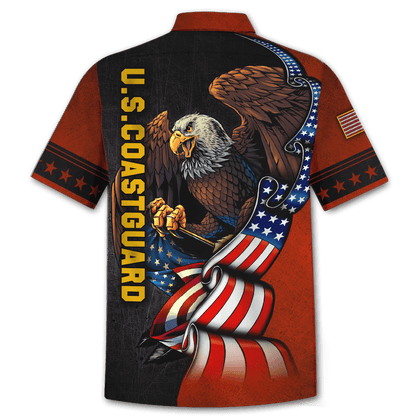 ALL GAVE SOME SOME GAVE ALL - US COAST GUARD POLO WITH POCKET , Gifts for veterans