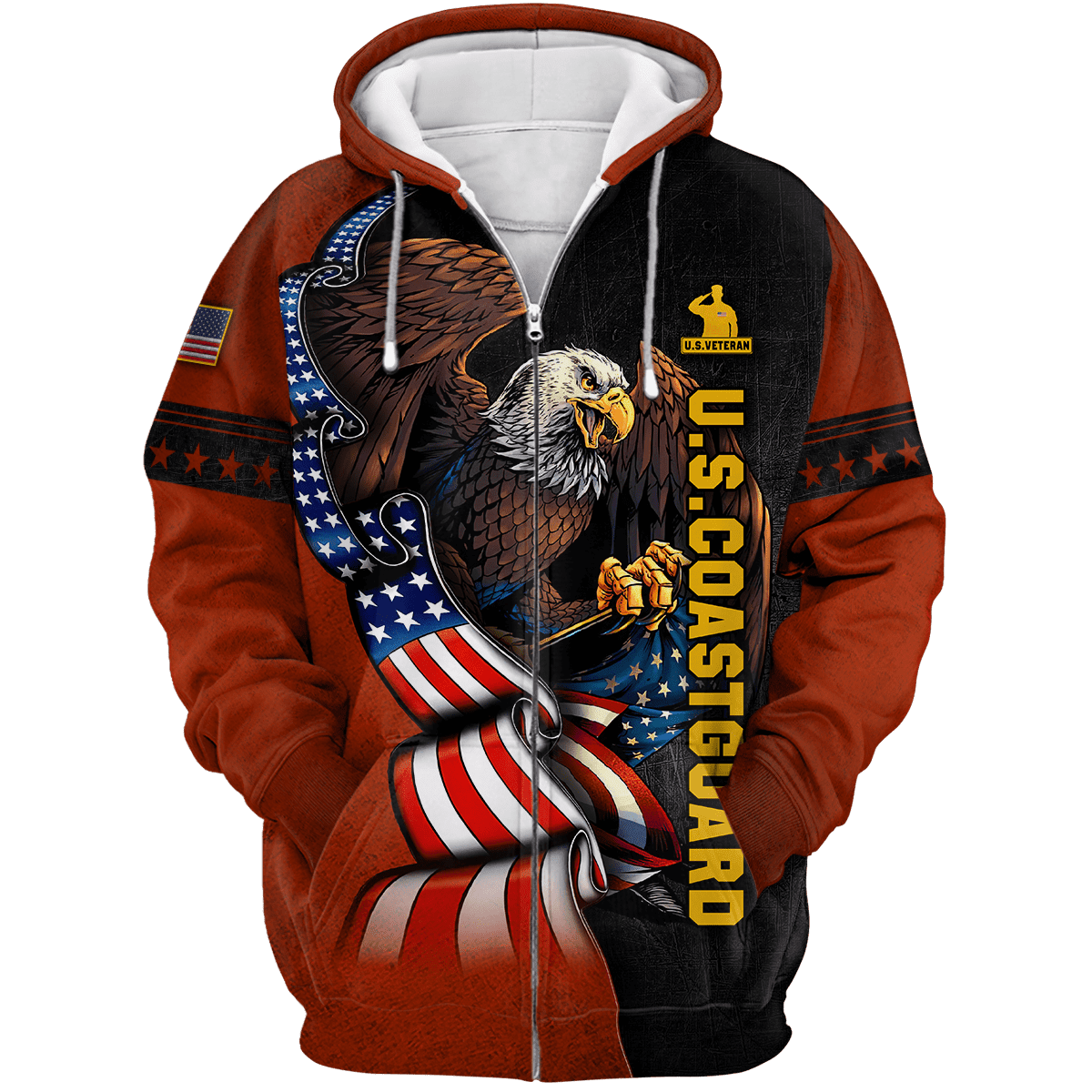ALL GAVE SOME SOME GAVE ALL - US COAST GUARD POLO WITH POCKET , Gifts for veterans