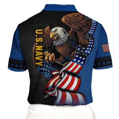ALL GAVE SOME SOME GAVE ALL - US NAVY POLO WITH POCKET , Gifts for veterans