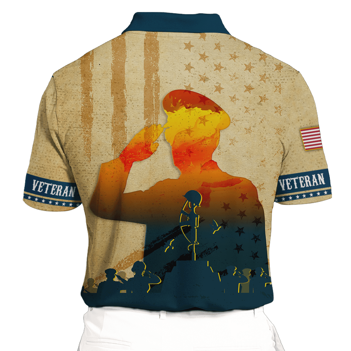 HONOR THE FALLEN - POLO WITH POCKET , Gifts for veterans