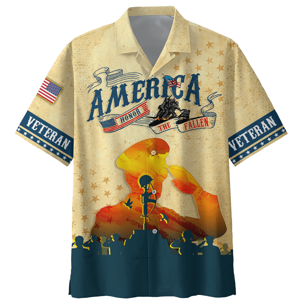 HONOR THE FALLEN - POLO WITH POCKET , Gifts for veterans