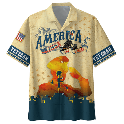 HONOR THE FALLEN - POLO WITH POCKET , Gifts for veterans