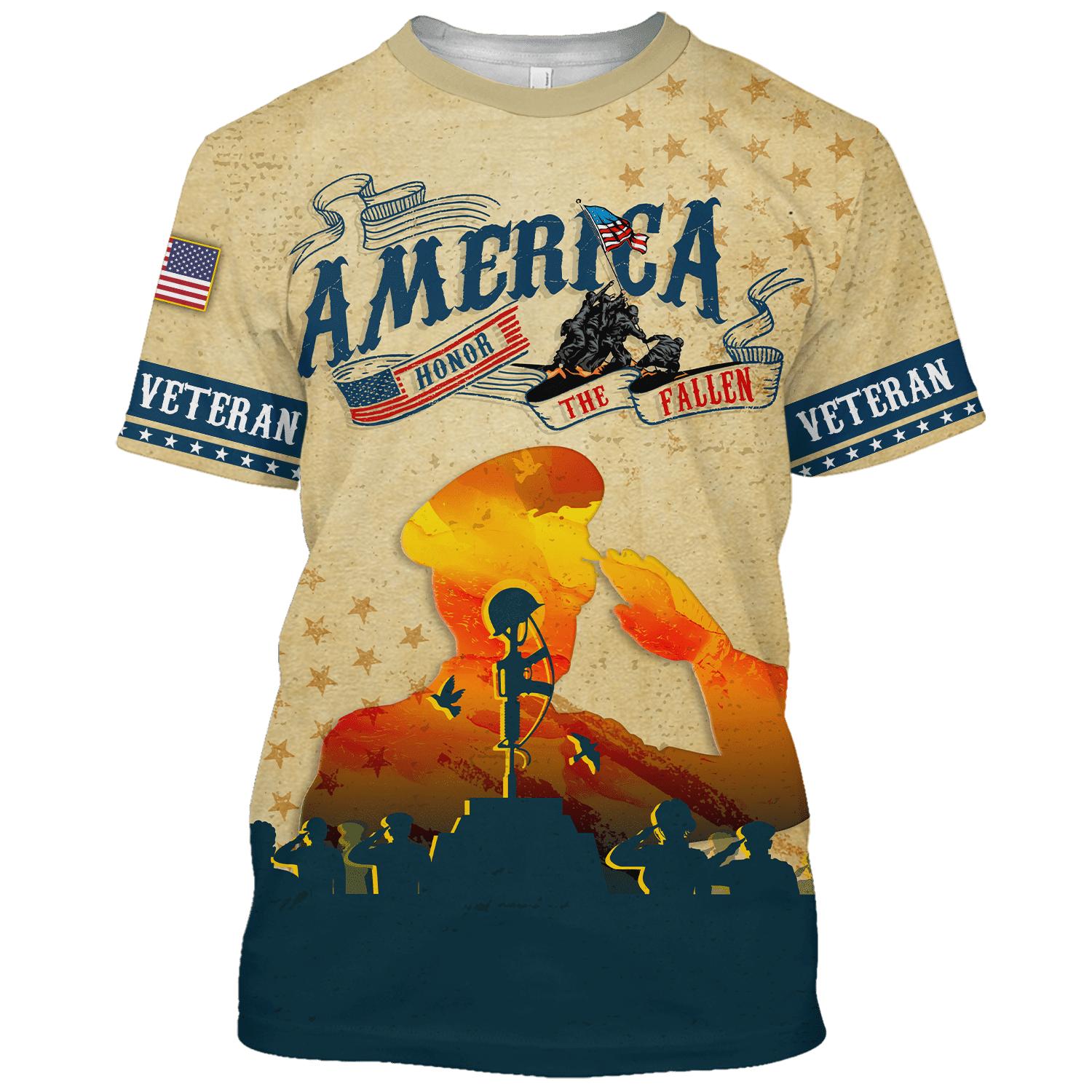 HONOR THE FALLEN - POLO WITH POCKET , Gifts for veterans