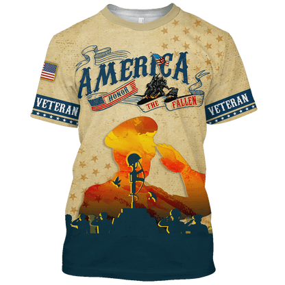 HONOR THE FALLEN - POLO WITH POCKET , Gifts for veterans
