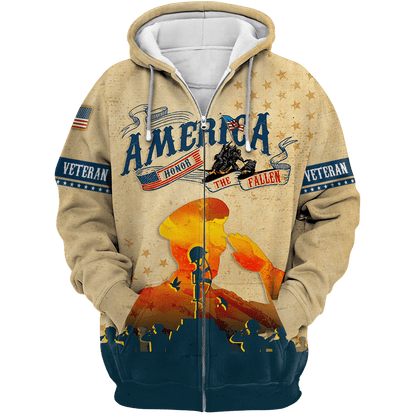 HONOR THE FALLEN - POLO WITH POCKET , Gifts for veterans