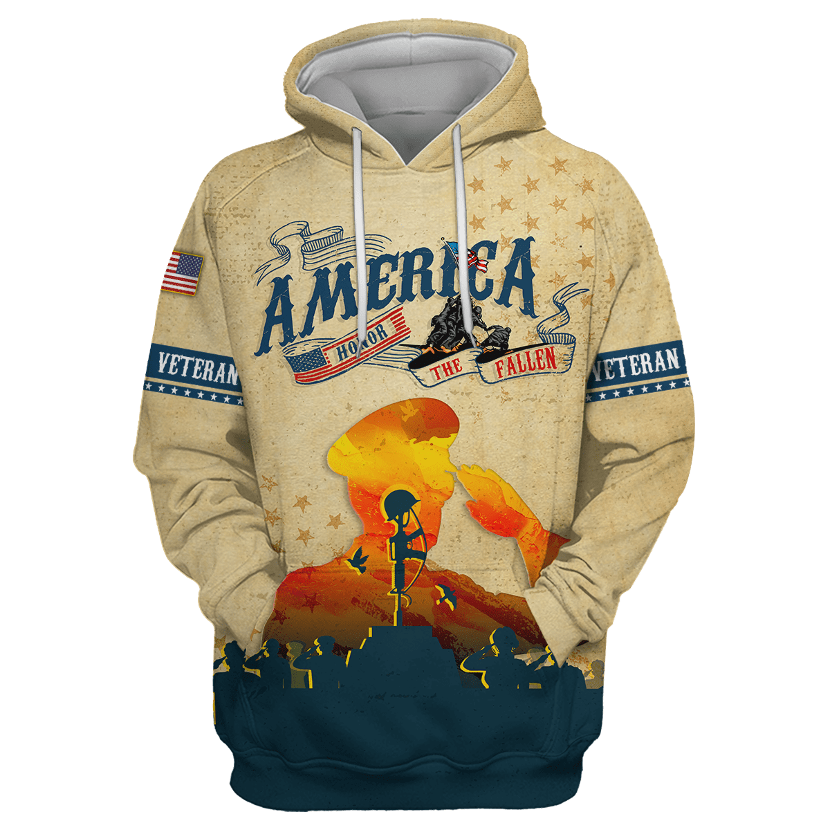 HONOR THE FALLEN - POLO WITH POCKET , Gifts for veterans