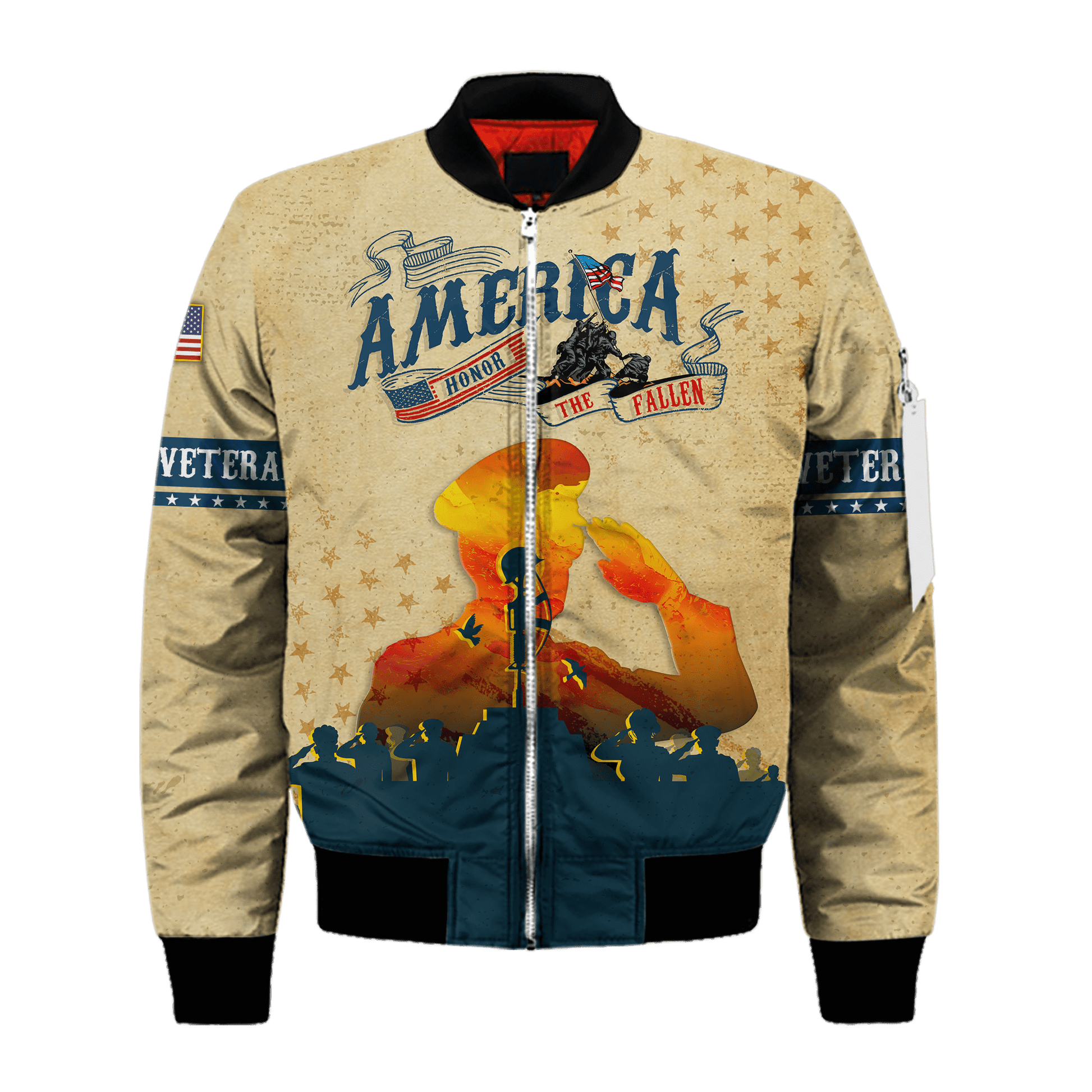 HONOR THE FALLEN - POLO WITH POCKET , Gifts for veterans