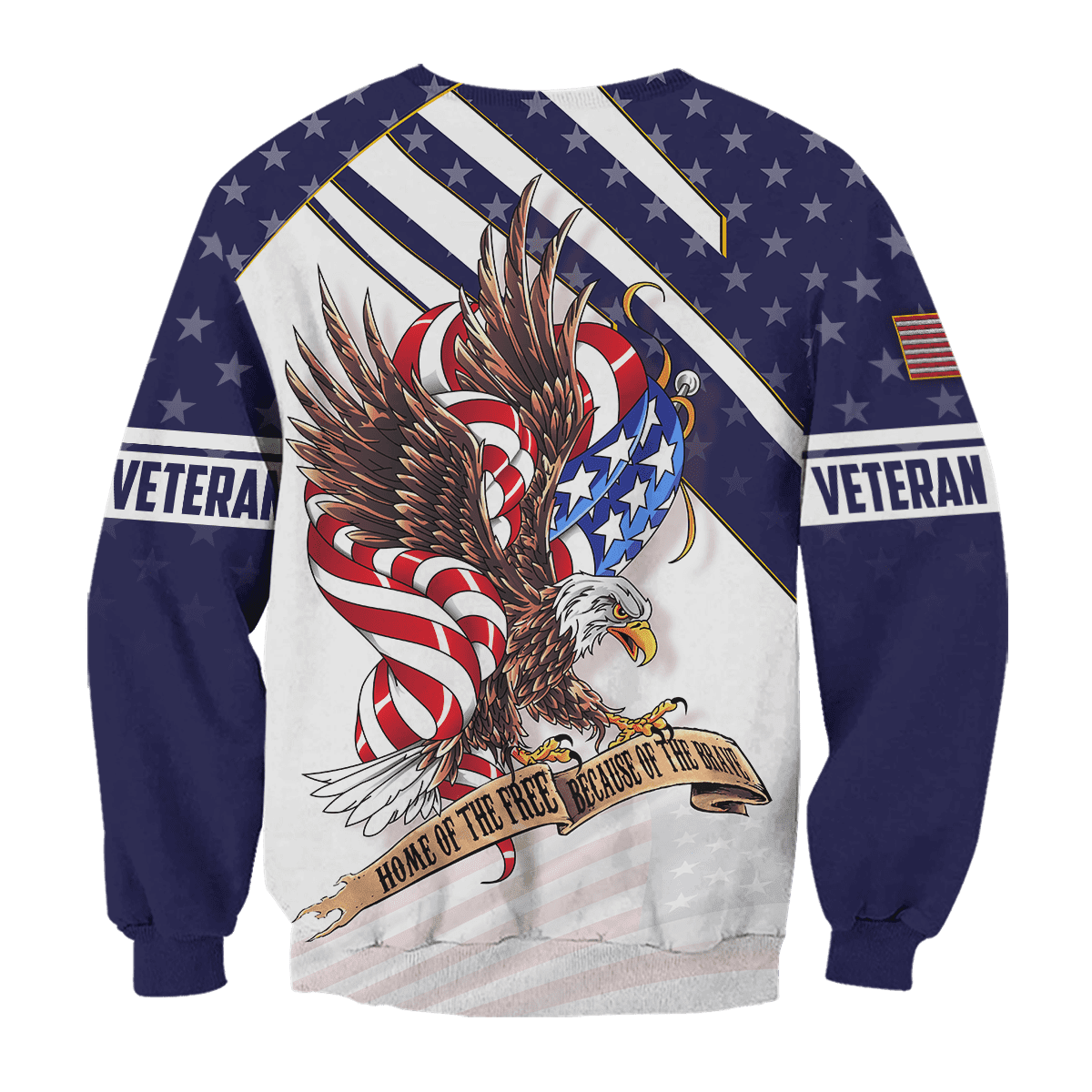 HOME OF THE FREE BECAUSE OF THE BRAVE - HAWAIIAN SHIRT , Gifts for veterans, easychoo.com