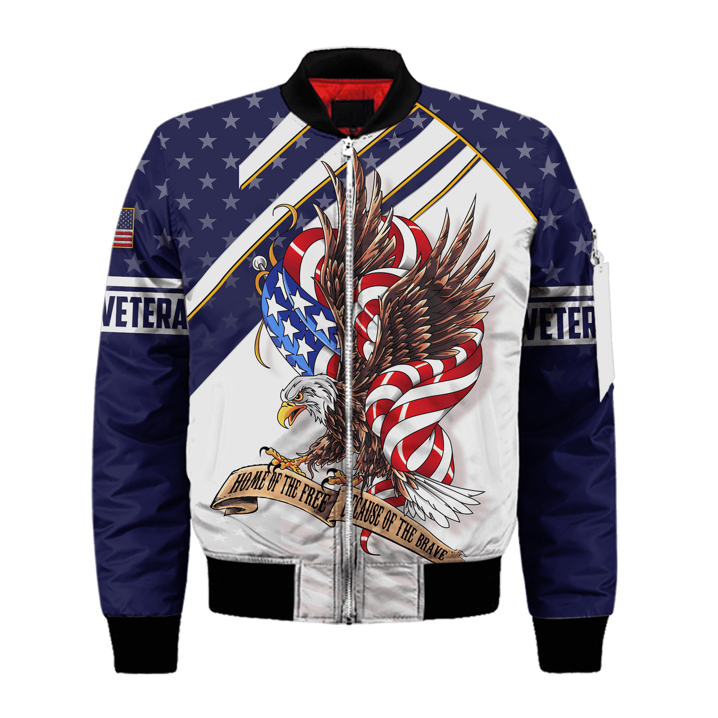 HOME OF THE FREE BECAUSE OF THE BRAVE - HAWAIIAN SHIRT , Gifts for veterans, easychoo.com