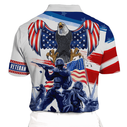 ALL GAVE SOME SOME GAVE ALL - POLO WITH POCKET , Gifts for veterans