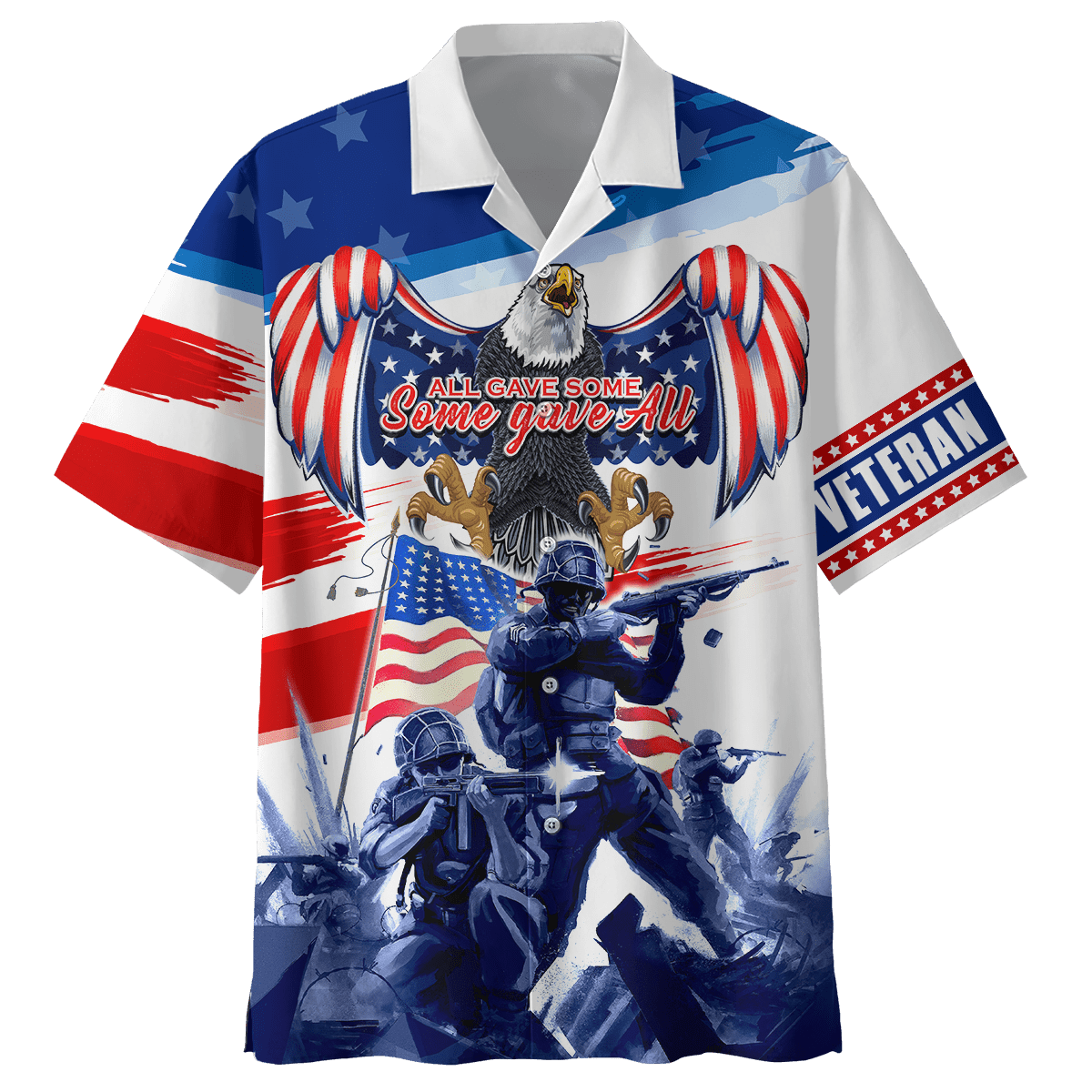 ALL GAVE SOME SOME GAVE ALL - POLO WITH POCKET , Gifts for veterans