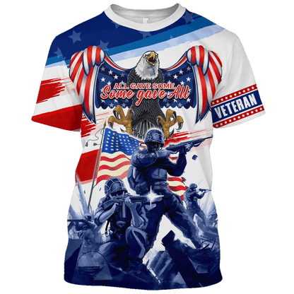 ALL GAVE SOME SOME GAVE ALL - POLO WITH POCKET , Gifts for veterans
