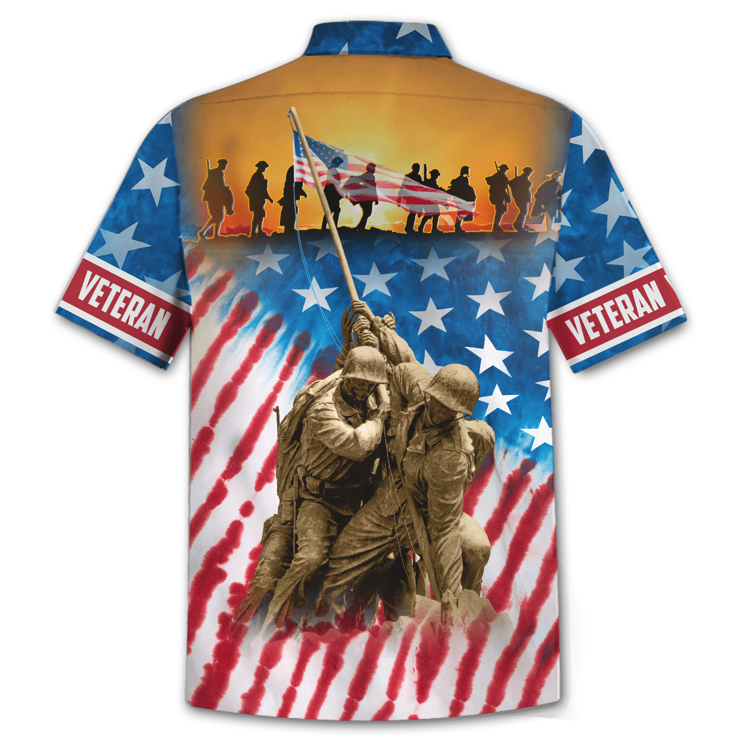 US VETERAN - HONOR THE FALLEN - POLO WITH POCKET , Gifts for veterans