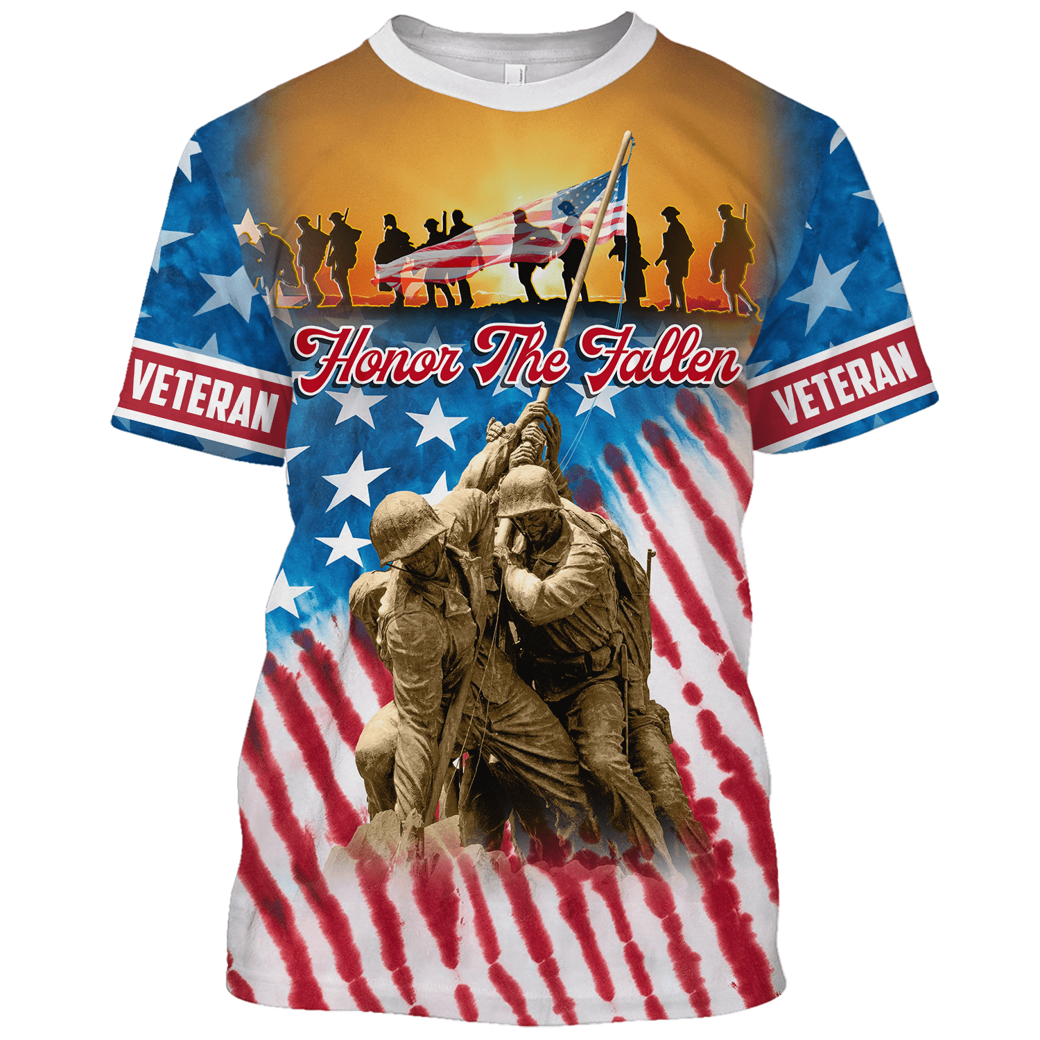 US VETERAN - HONOR THE FALLEN - POLO WITH POCKET , Gifts for veterans