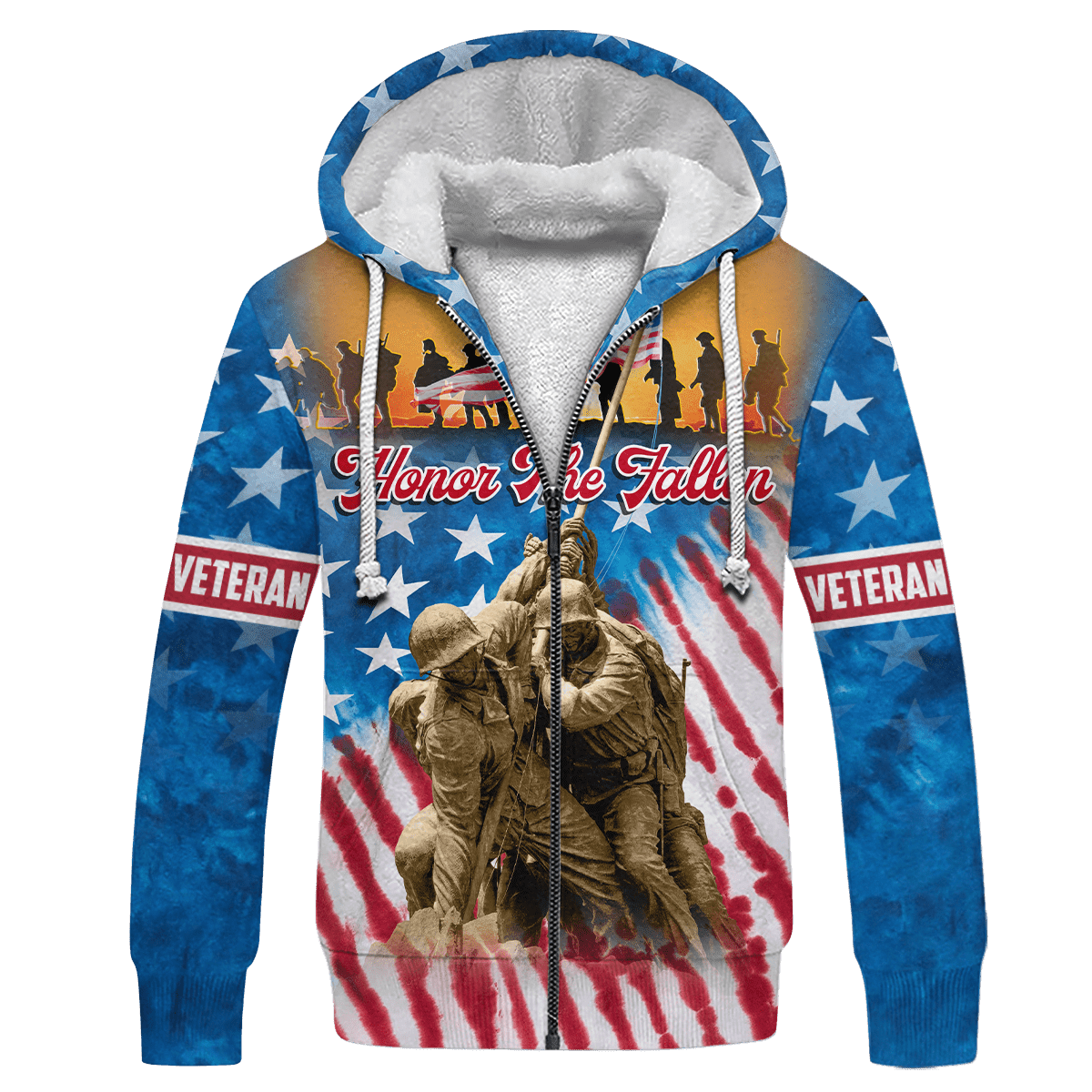 US VETERAN - HONOR THE FALLEN - POLO WITH POCKET , Gifts for veterans