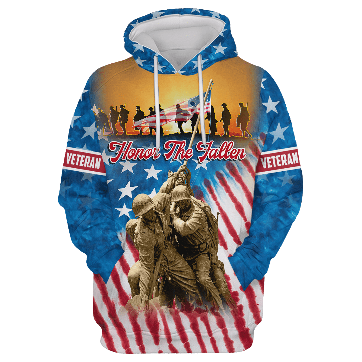 US VETERAN - HONOR THE FALLEN - POLO WITH POCKET , Gifts for veterans