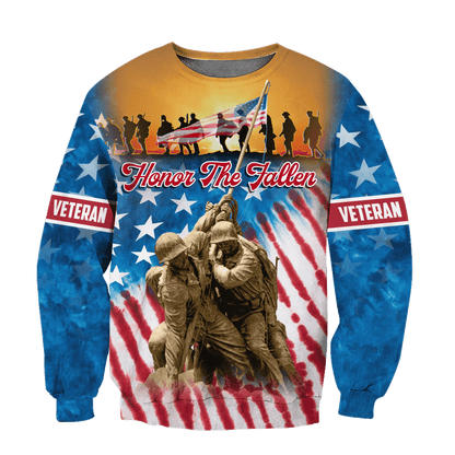 US VETERAN - HONOR THE FALLEN - POLO WITH POCKET , Gifts for veterans