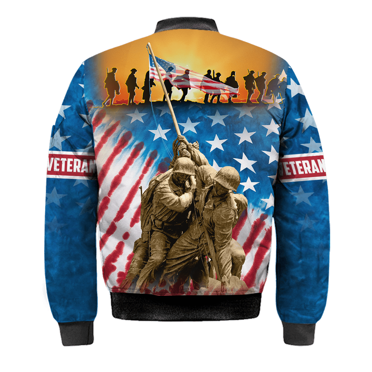 US VETERAN - HONOR THE FALLEN - POLO WITH POCKET , Gifts for veterans