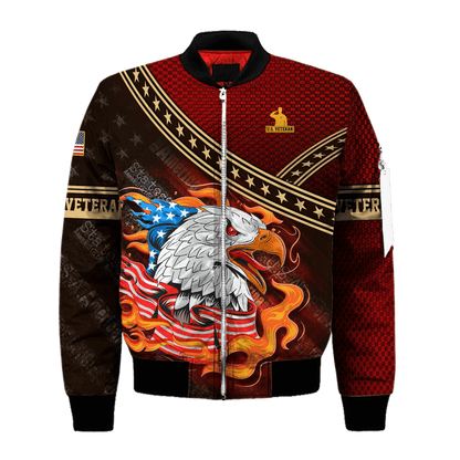 EAGLE AMERICAN FLAG - POLO WITH POCKET , Gifts for veterans
