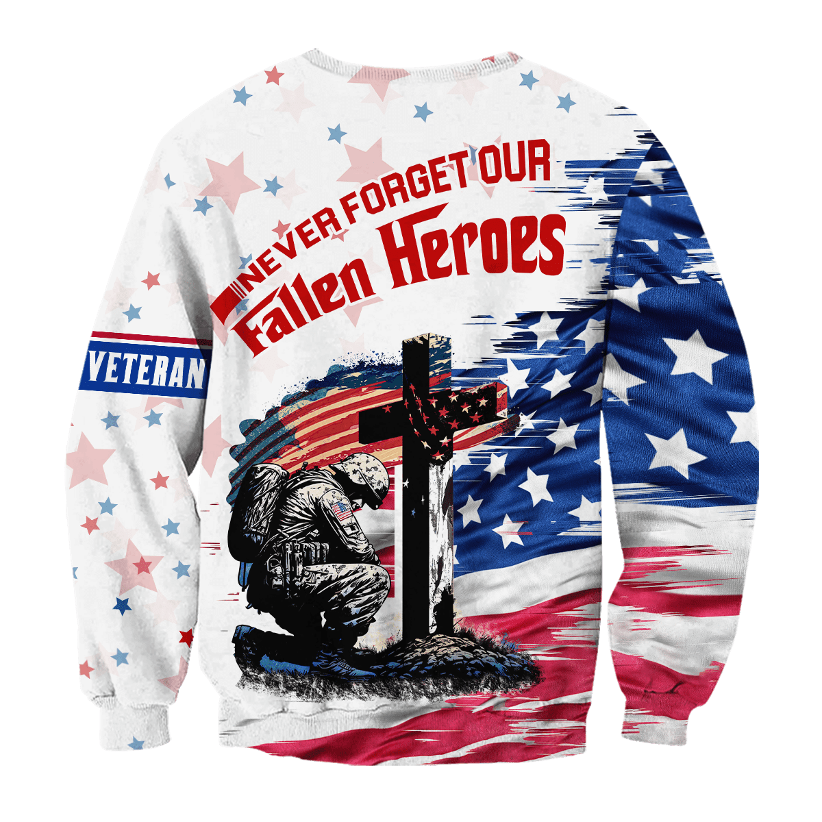 NEVER FORGET OUR FALLEN HEROES - POLO WITH POCKET , Gifts for veterans