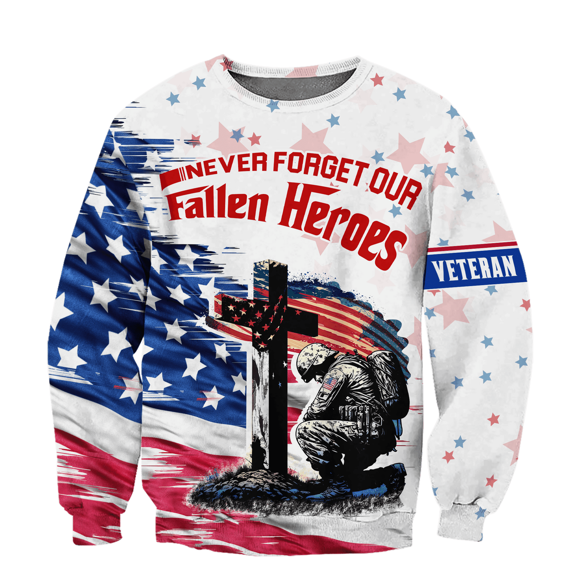 NEVER FORGET OUR FALLEN HEROES - POLO WITH POCKET , Gifts for veterans
