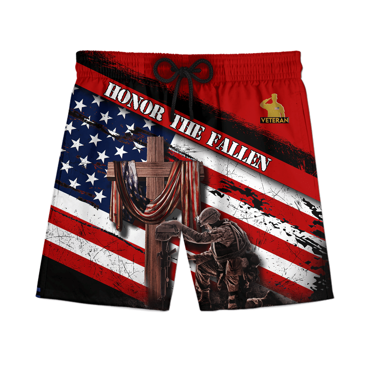 Honor The Fallen - Memorial Day - Unisex Polo With Pocket , Gifts for veterans