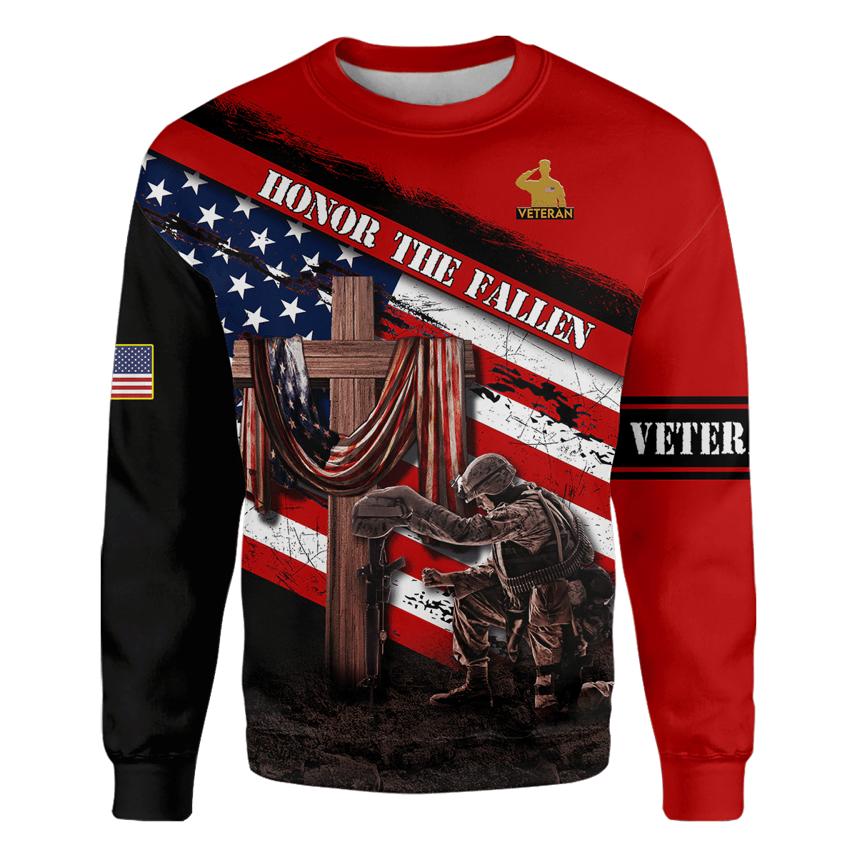 Honor The Fallen - Memorial Day - Unisex Polo With Pocket , Gifts for veterans