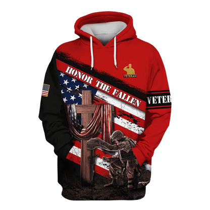 Honor The Fallen - Memorial Day - Unisex Polo With Pocket , Gifts for veterans
