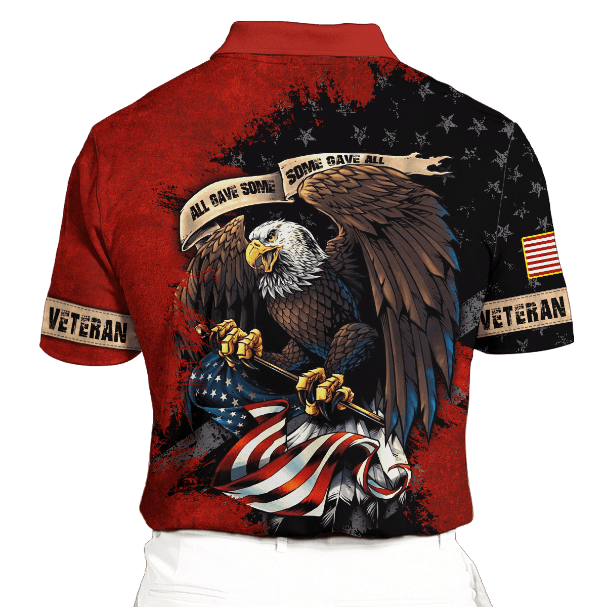 Memorial Day - All Gave Some Some Gave All - Unisex Polo With Pocket , Gifts for veterans
