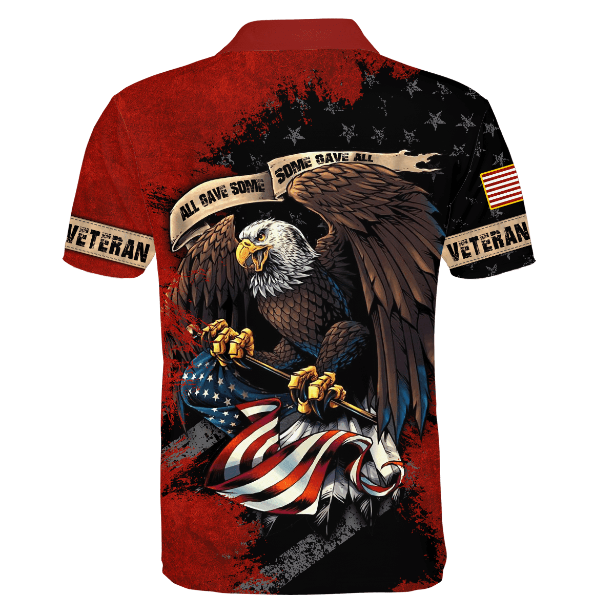 Memorial Day - All Gave Some Some Gave All - Unisex Polo With Pocket , Gifts for veterans