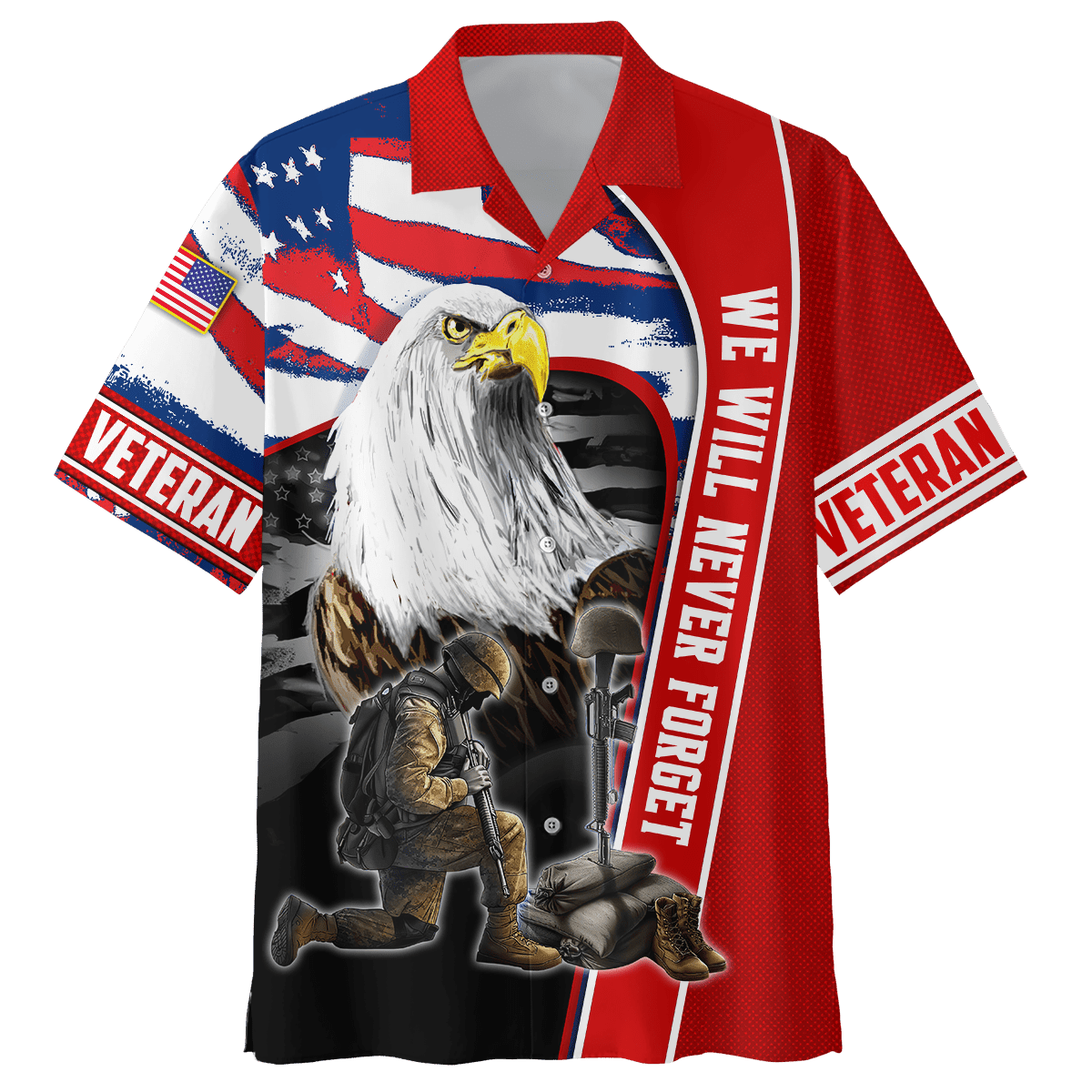 We Will Never Forget - Polo With Pocket , Gifts for veterans