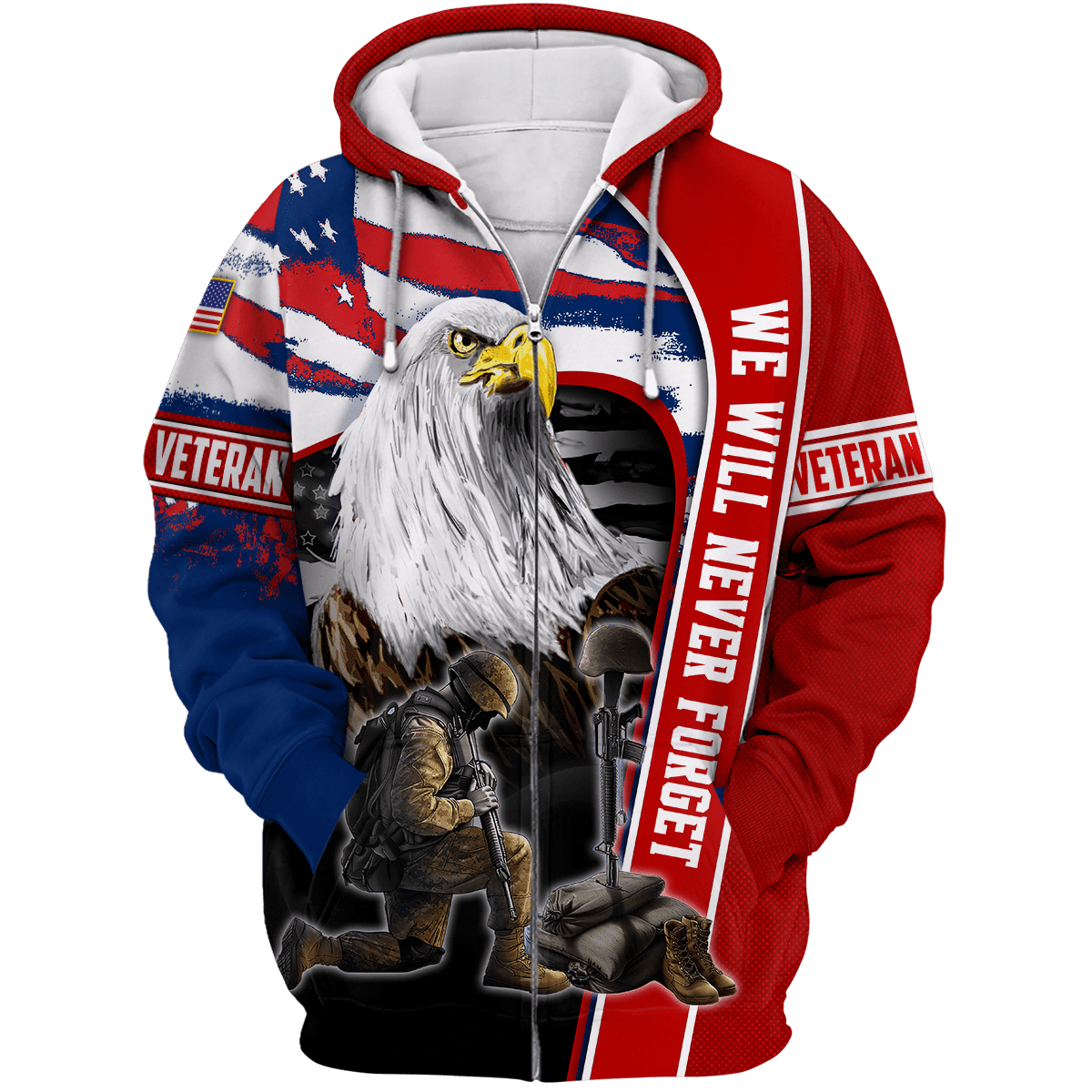We Will Never Forget - Polo With Pocket , Gifts for veterans
