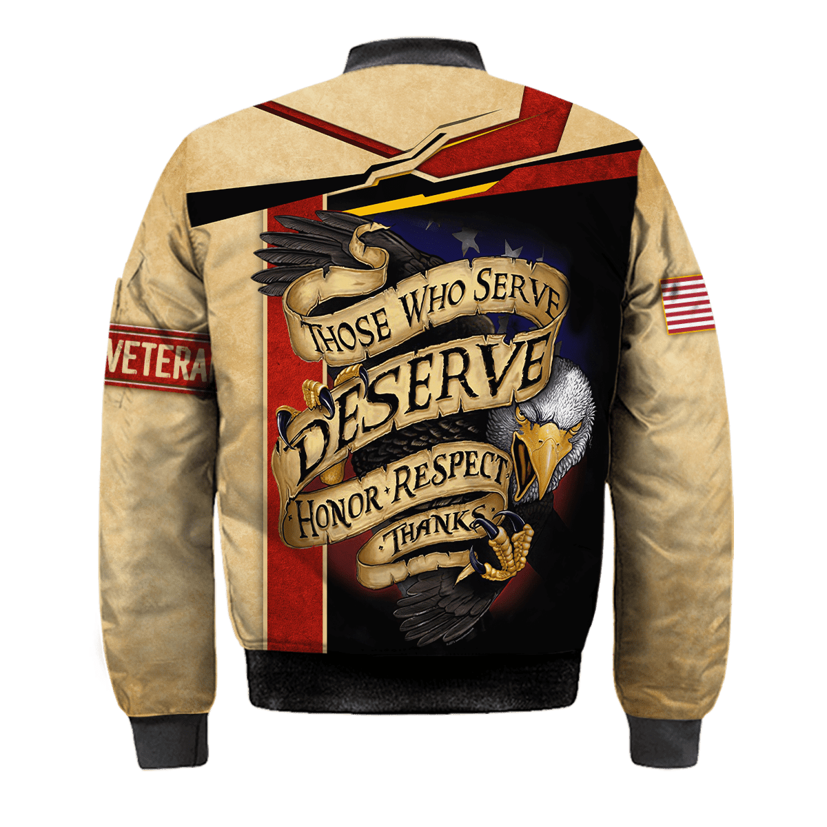 Those Who Serve Deserve Honor Respect Thanks - Polo With Pocket , Gifts for veterans