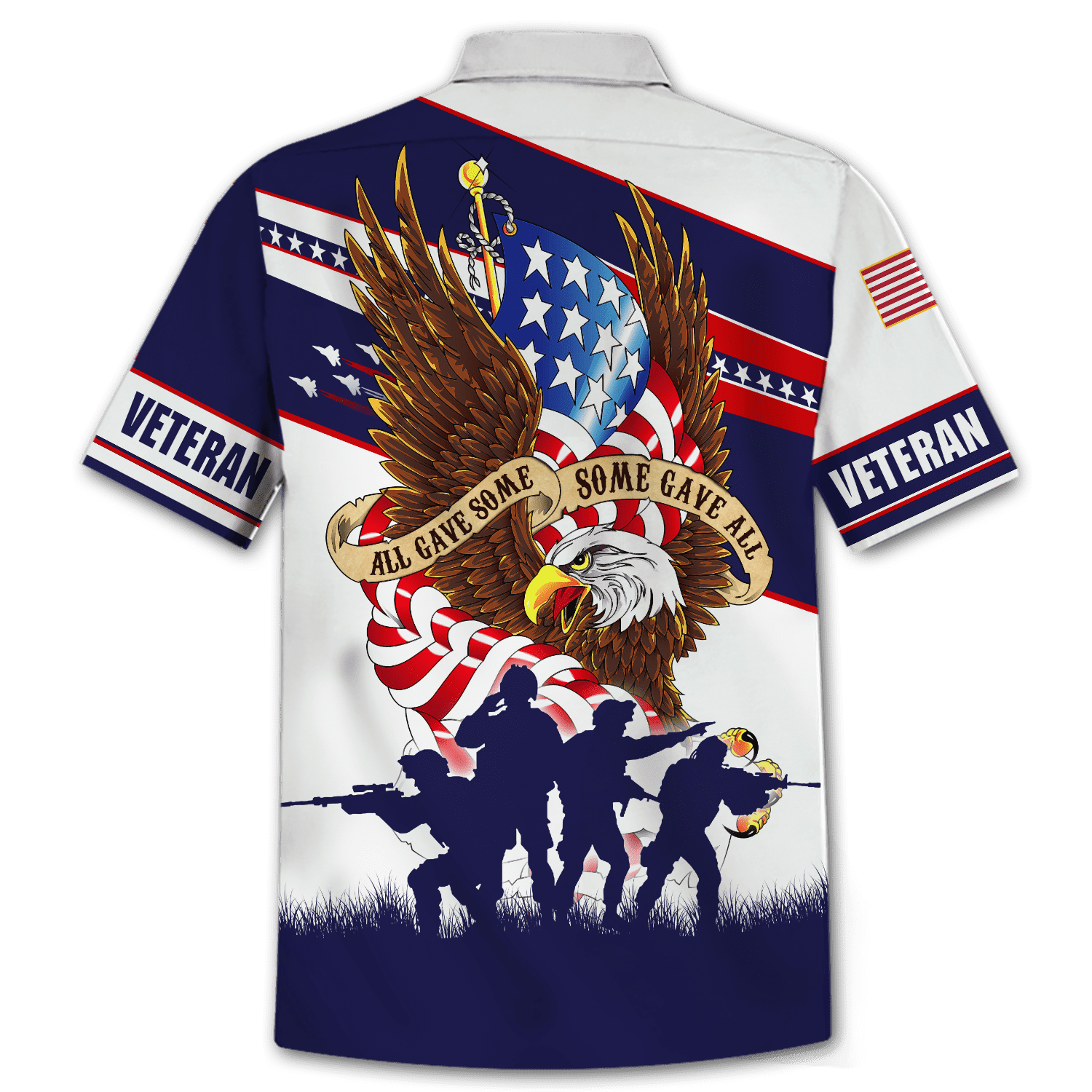 Memorial Day - All Gave Some Some Gave ALL - Hawaiian Shirt , Gifts for veterans, easychoo.com