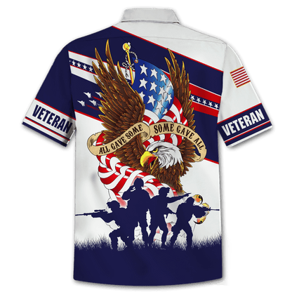 Memorial Day - All Gave Some Some Gave ALL - Hawaiian Shirt , Gifts for veterans, easychoo.com