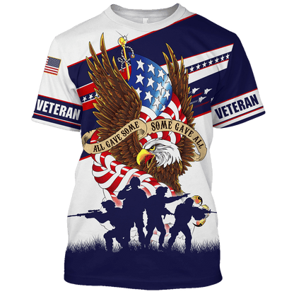 Memorial Day - All Gave Some Some Gave ALL - Hawaiian Shirt , Gifts for veterans, easychoo.com