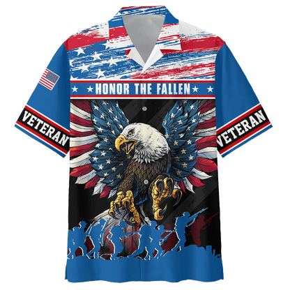 Eagle Soldier Honor The Fallen - Polo With Pocket , Gifts for veterans