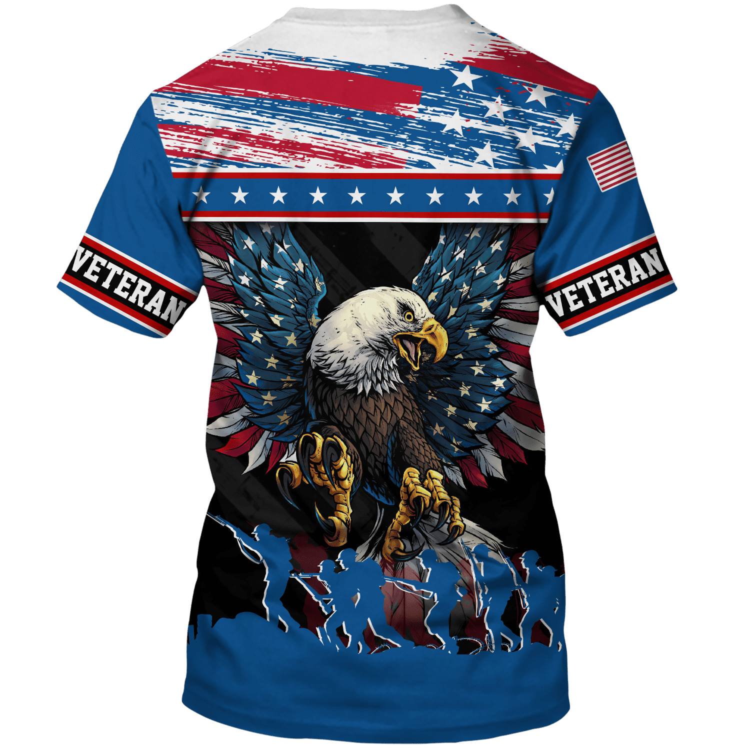 Eagle Soldier Honor The Fallen - Polo With Pocket , Gifts for veterans